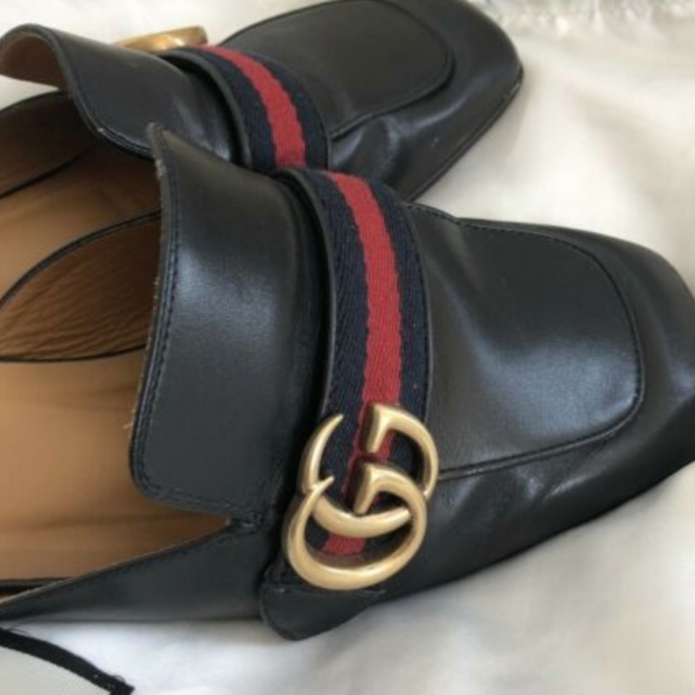 Authentic  Gucci Mules square head - Picture 4 of 6